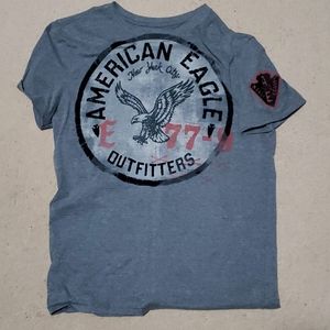 Grey American Eagle Tee